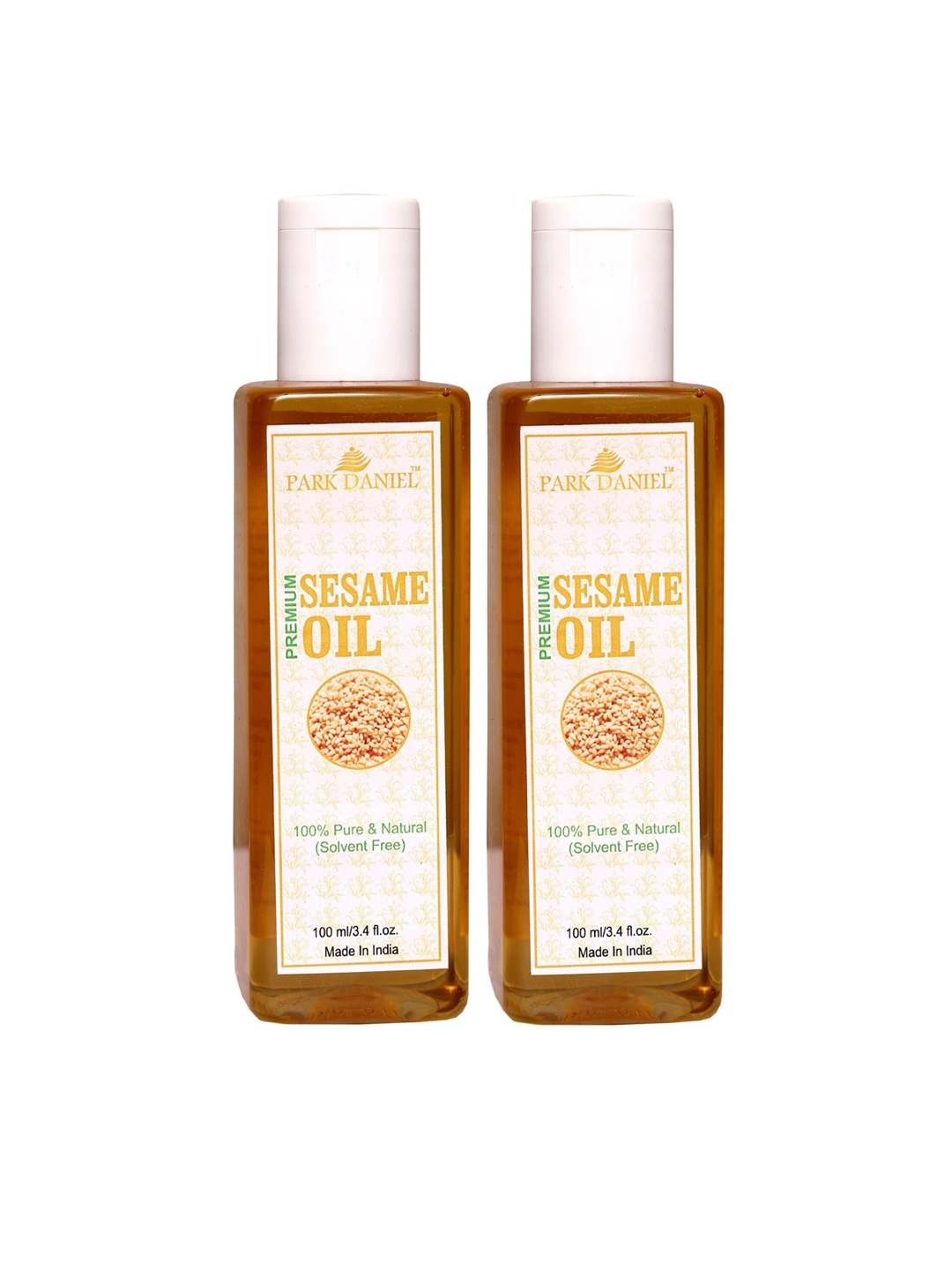 

Park Daniel Set Of 2 Sesame Oil - 100 ml Each, Transparent