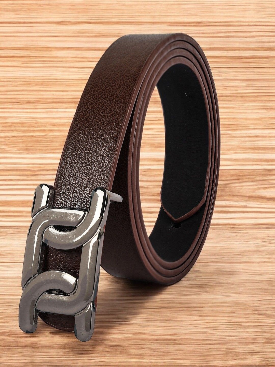 

CRUSSET Women Push Pin Formal Belt, Brown