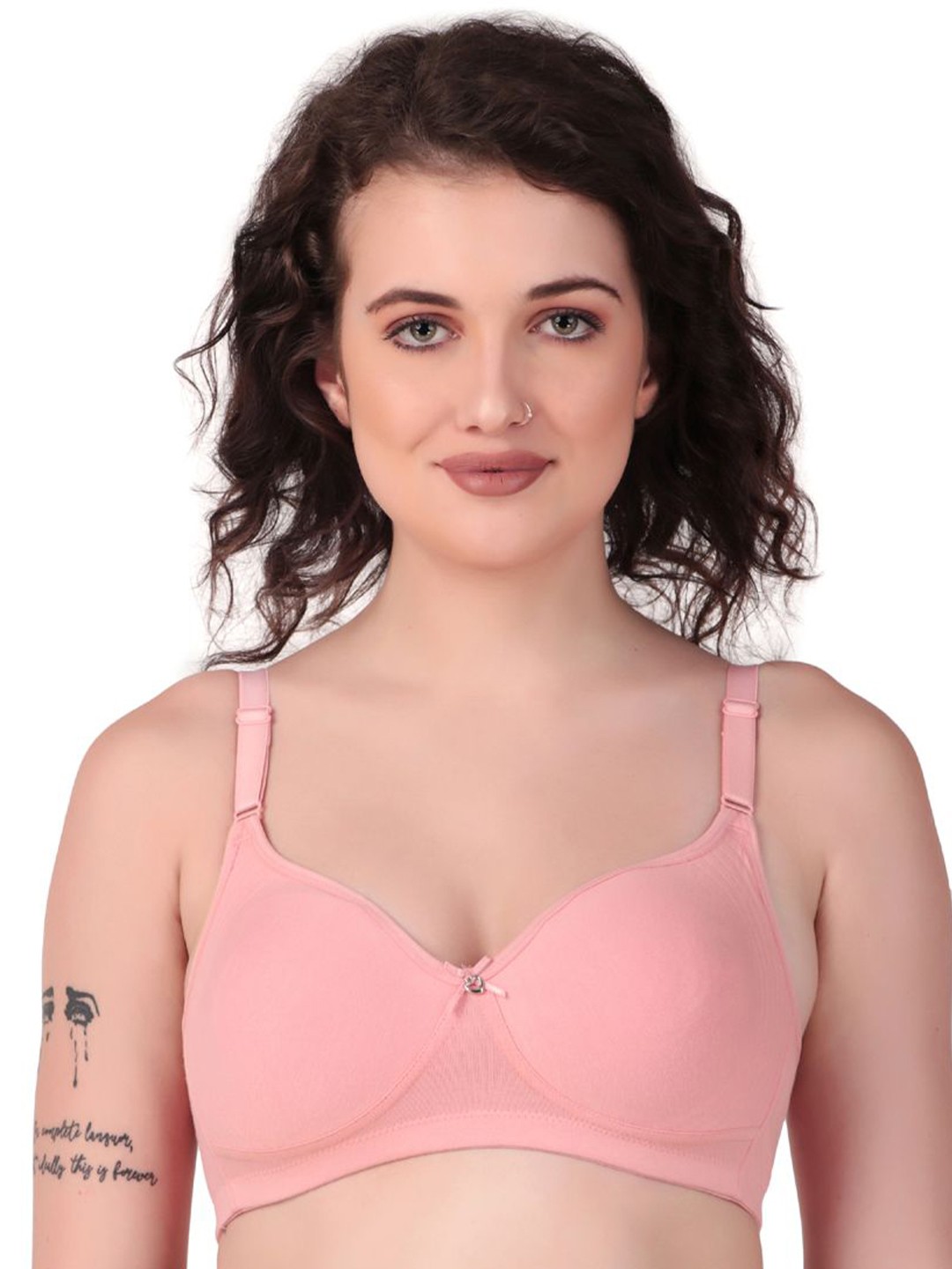 

Piylu Full Coverage Cotton T-shirt Bra With All Day Comfort, Peach