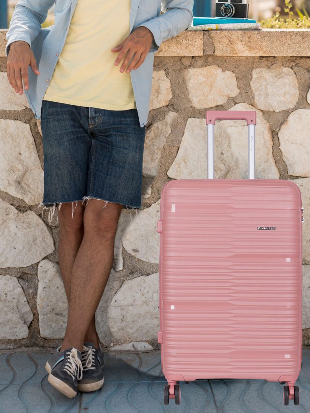 

Polo Class Hard Sided Trolley Bag With Vanity Bag, Pink