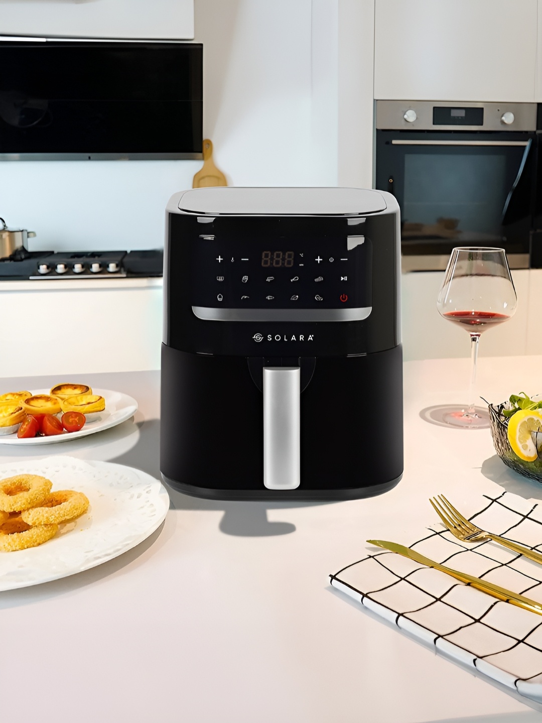 

Solara Black Digital Air Fryer With 10 Pre Set Modes- 4.5L