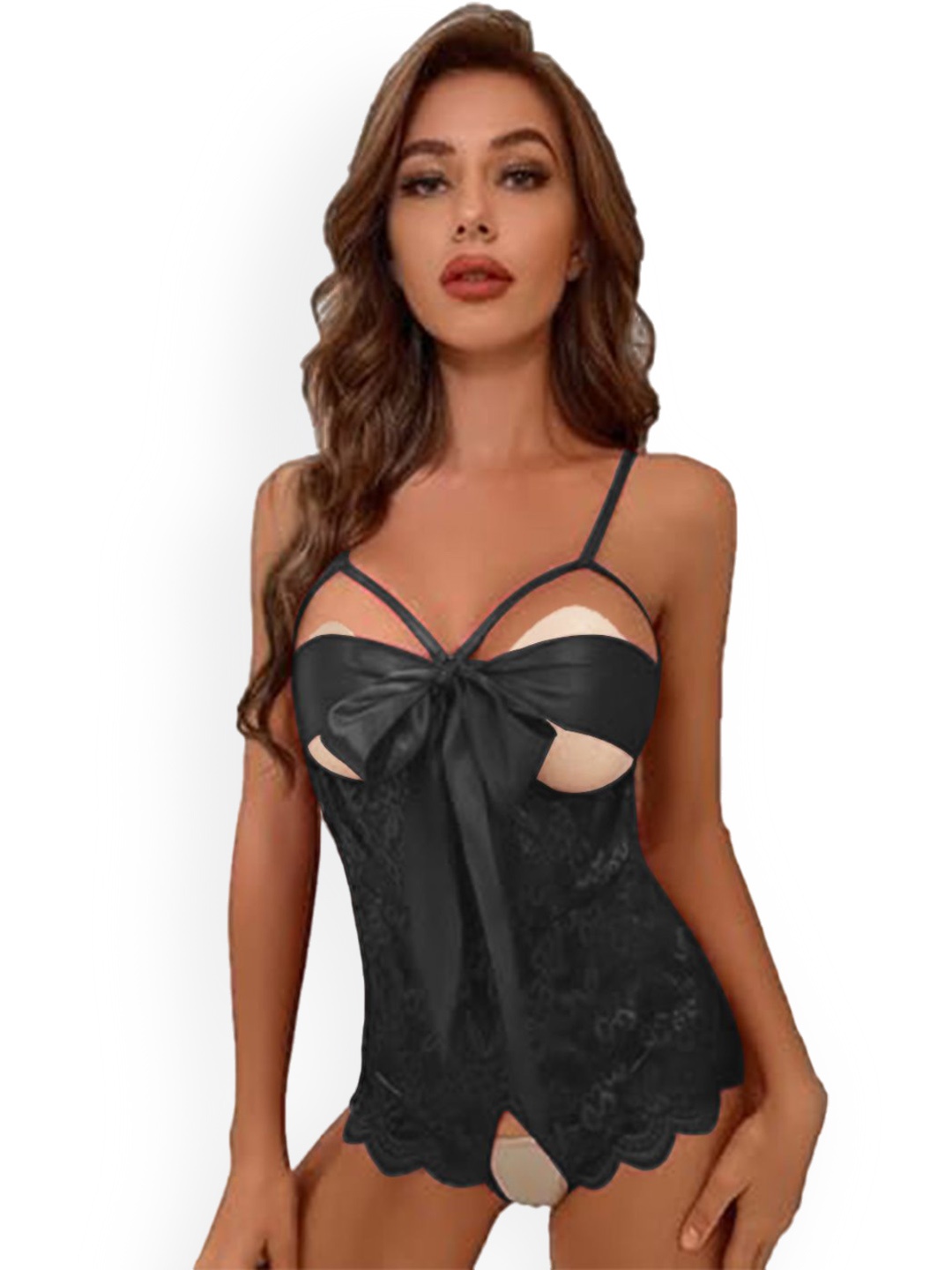 

FIMBUL Net Baby Doll, Black