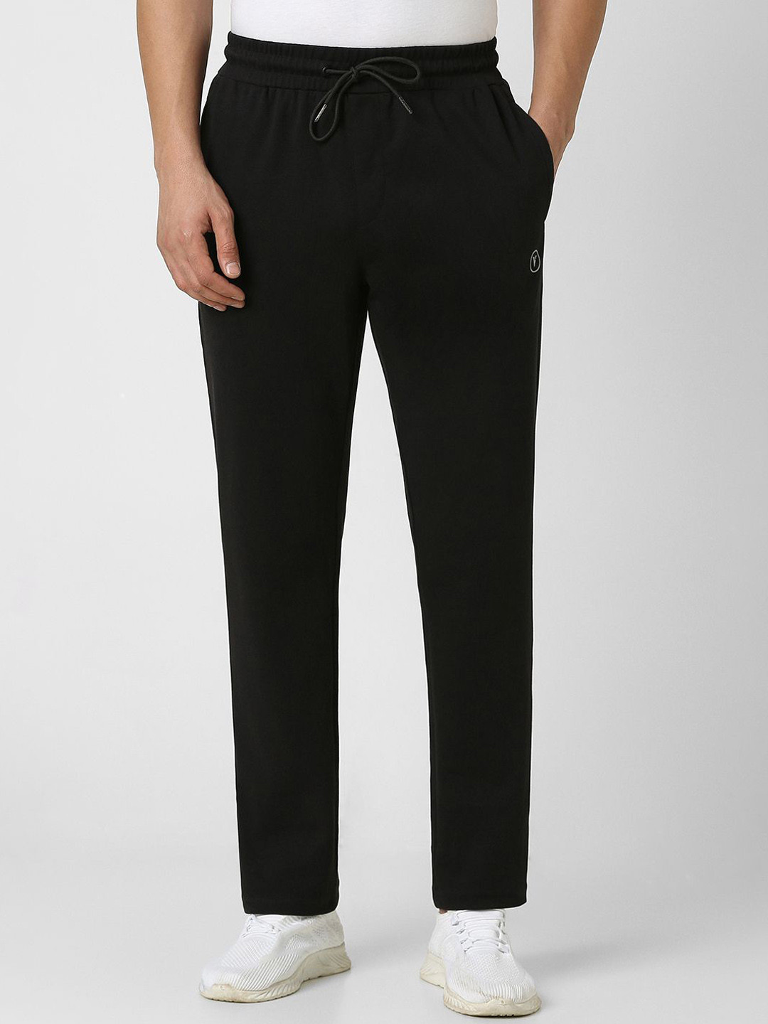 

Van Heusen Flex Men Solid Antimicrobial Regular Fit Track Pants, Black