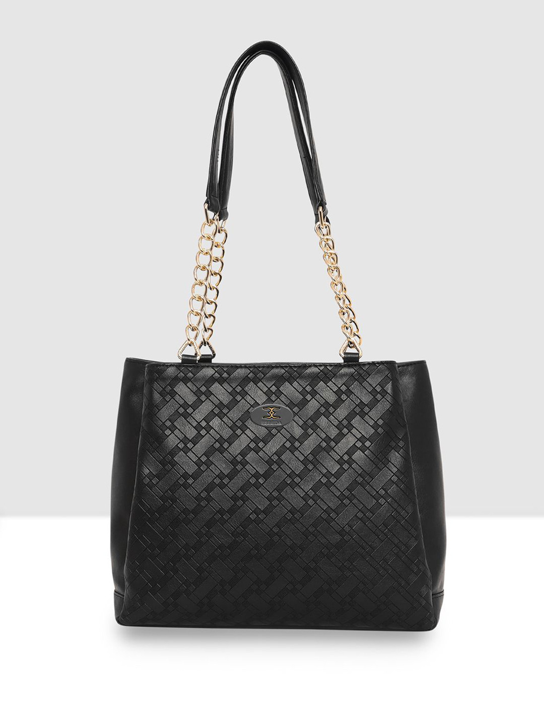 

ESBEDA Women Textured Shoulder Bag, Black