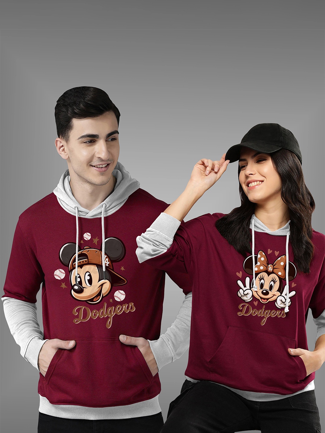 

BAESD Unisex Long Sleeves Sweatshirt, Maroon