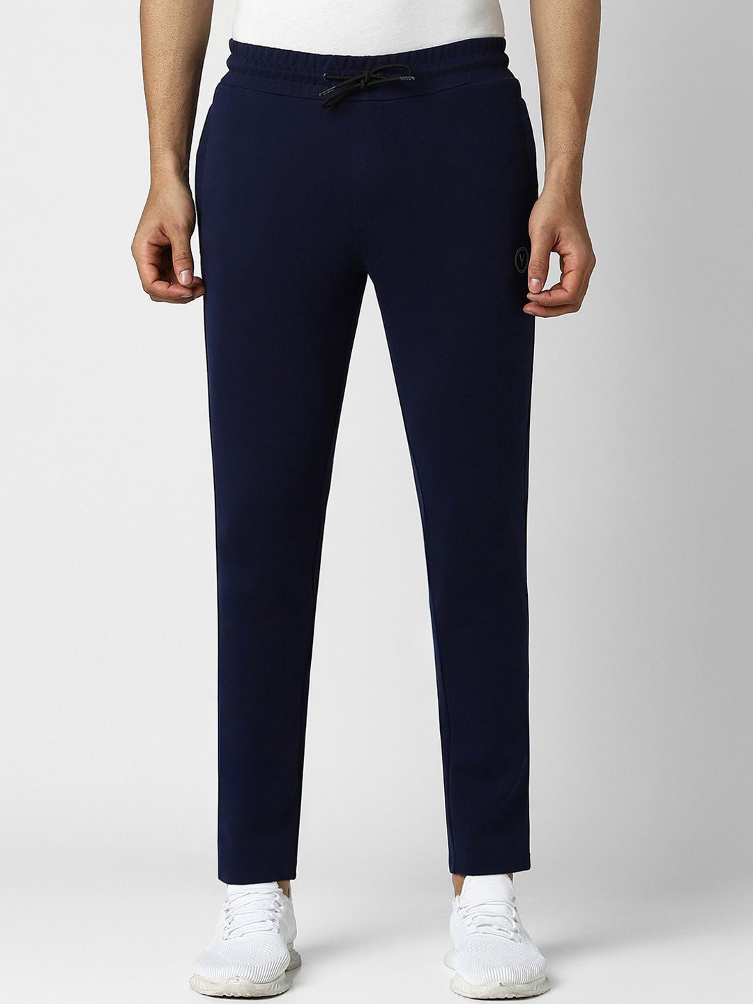

Van Heusen Flex Men Slim-Fit Mid-Rise Track Pants, Navy blue