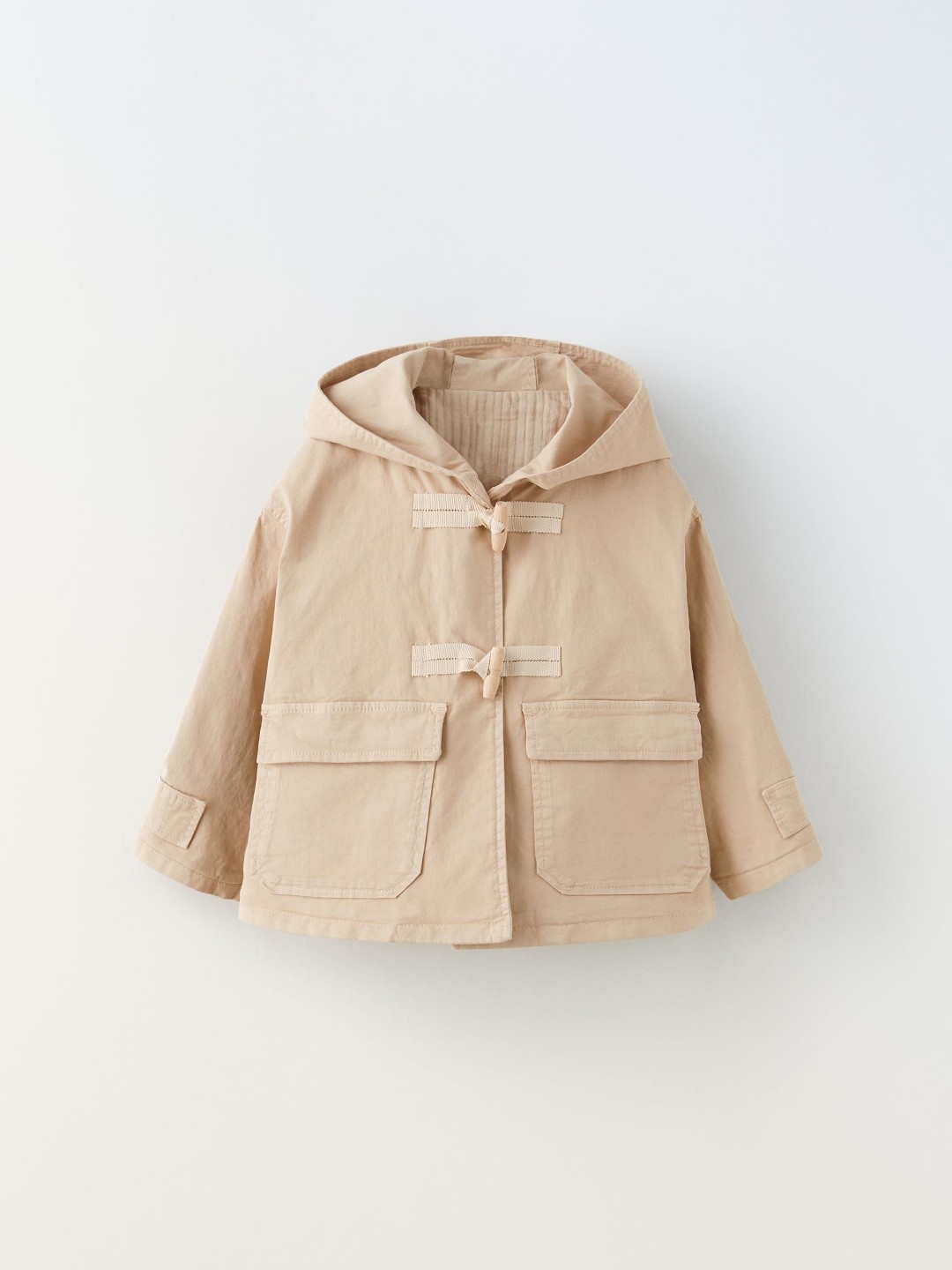 

ZARA Kids-Unisex Beige Jackets