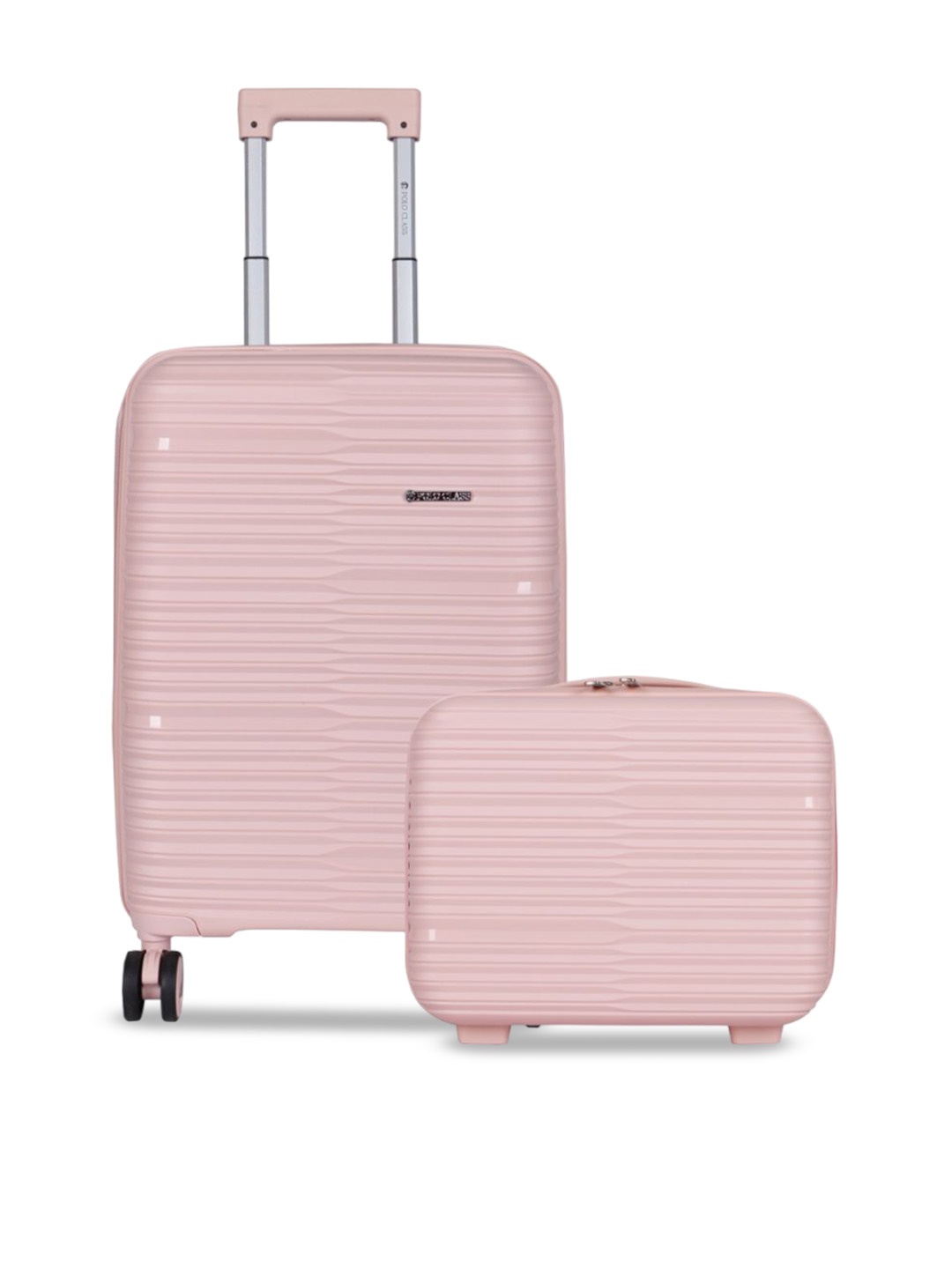 

Polo Class Hard Sided Trolley Bag With Vanity Bag, Pink