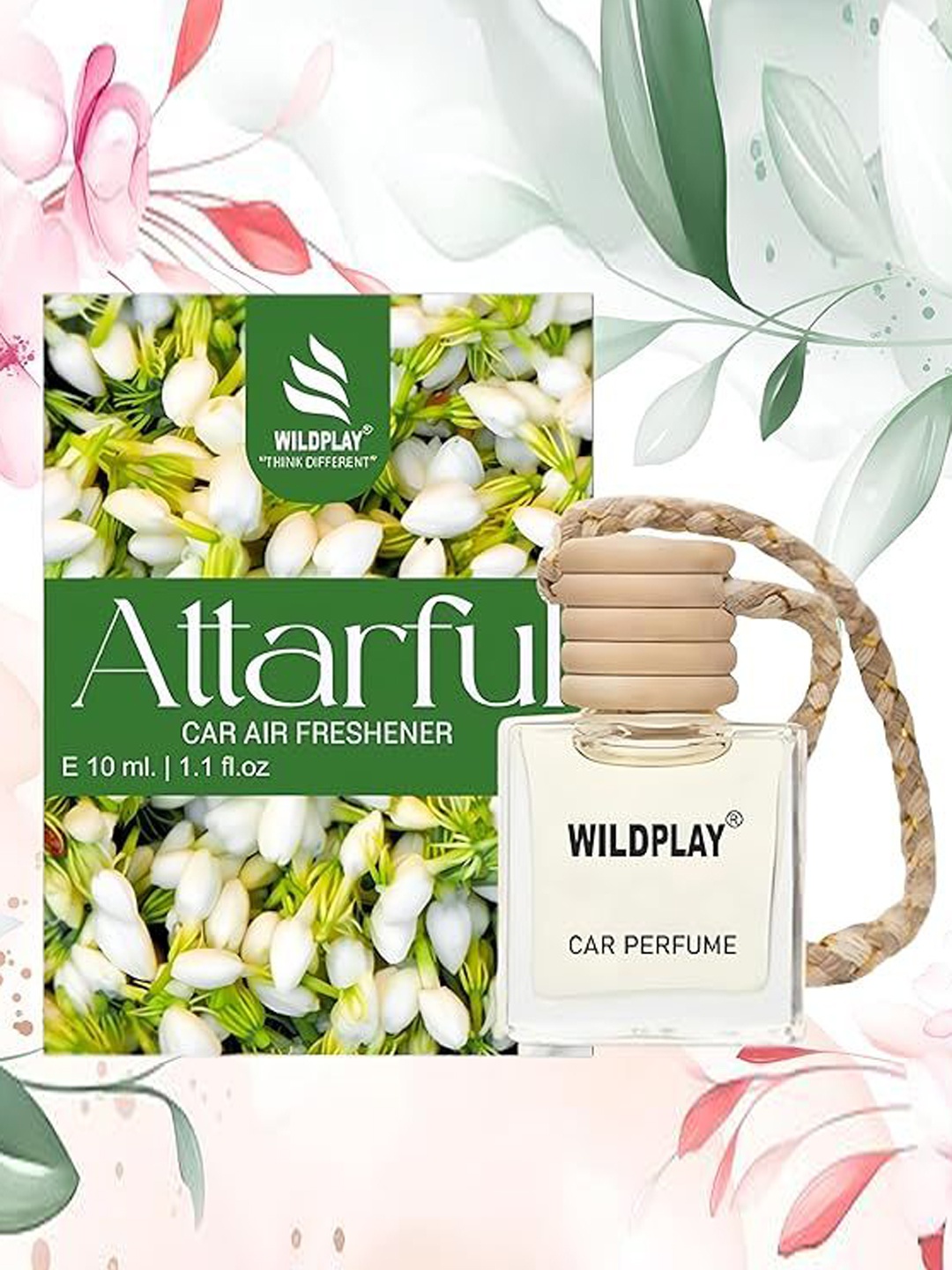 

WILDPLAY Attarful Long Lasting Car Air Freshener - 10 ml, Green