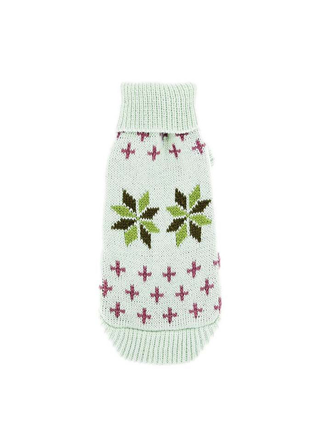 

Lulala Self Design Dog Sweater, Green