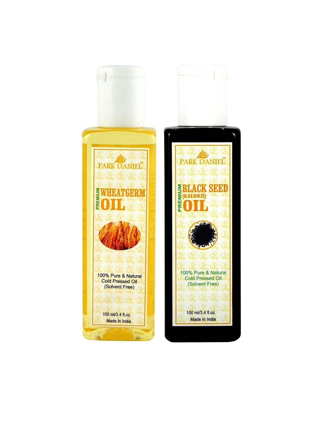 

Park Daniel Set Of 2 Premium Wheatgerm & Black Seed Oil- 100ml Each, Transparent