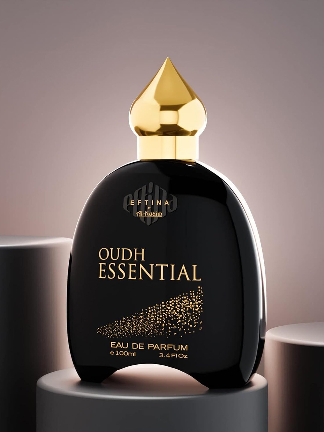 

Al-Nuaim Eftina Oudh Essential Long Lasting Eau De Parfum - 100 ml, Black