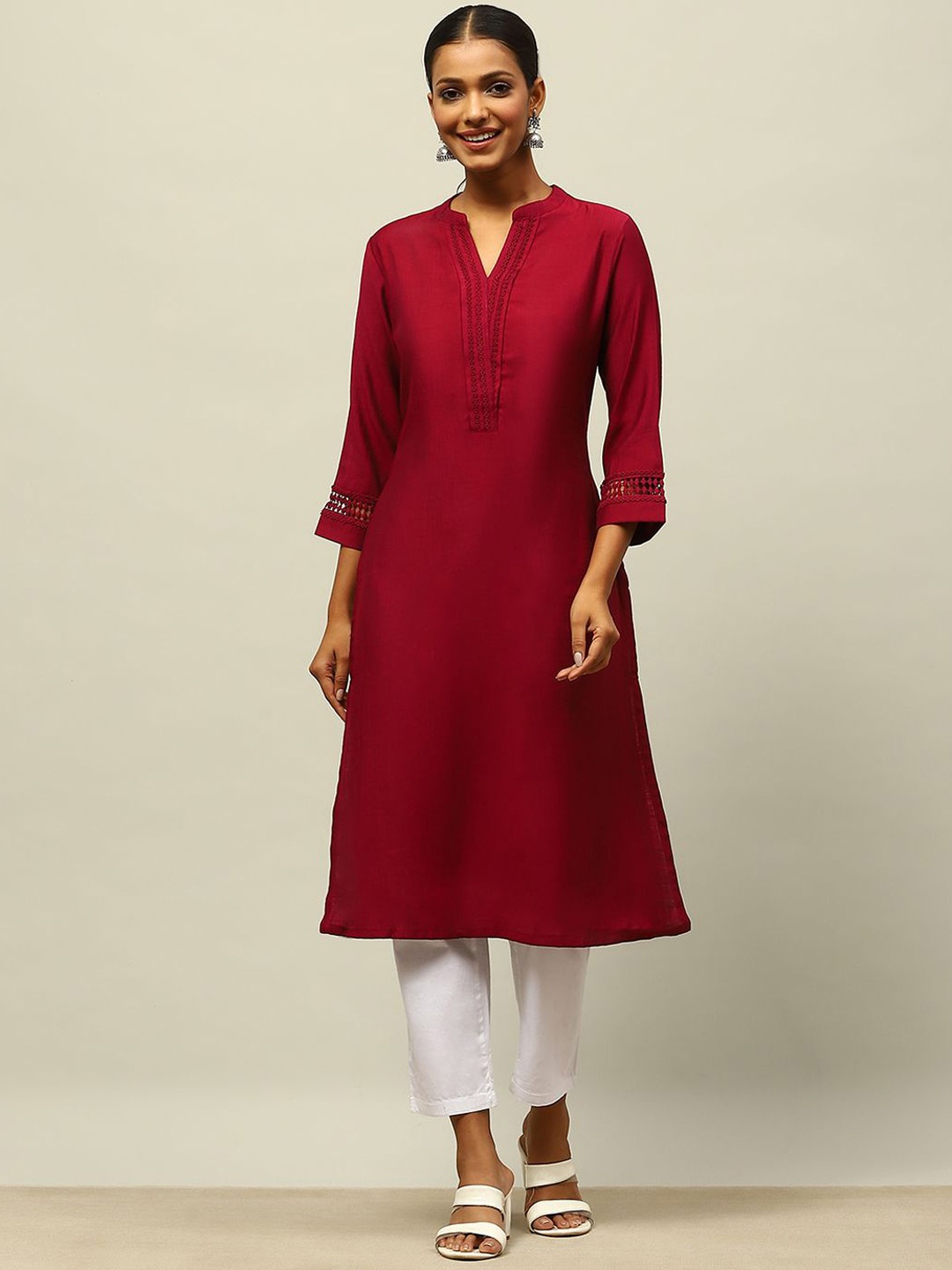 

Rangriti Women Kurta, Pink