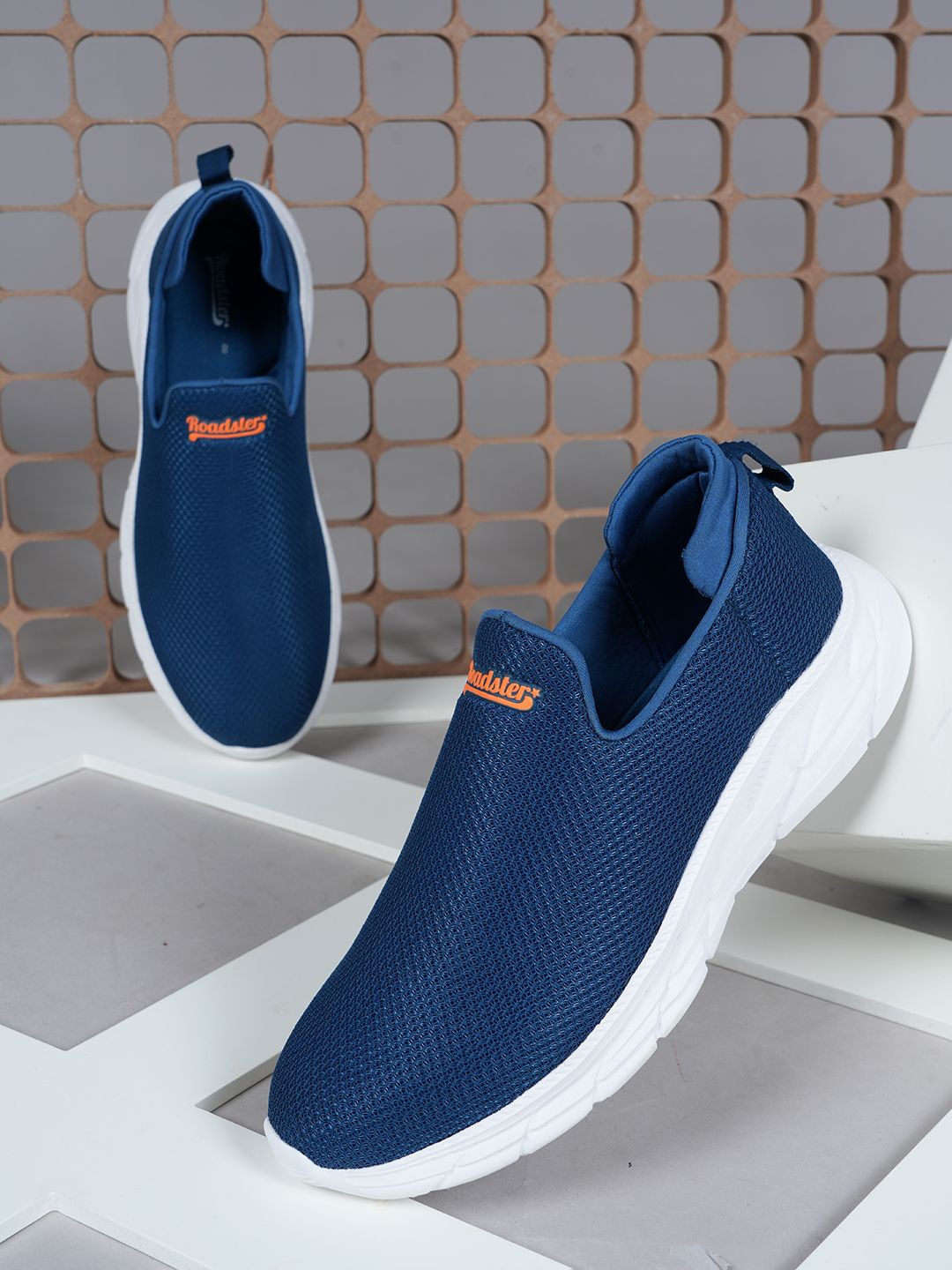 

The Roadster Lifestyle Co Men Slip-On Running Sports Shoes, Blue