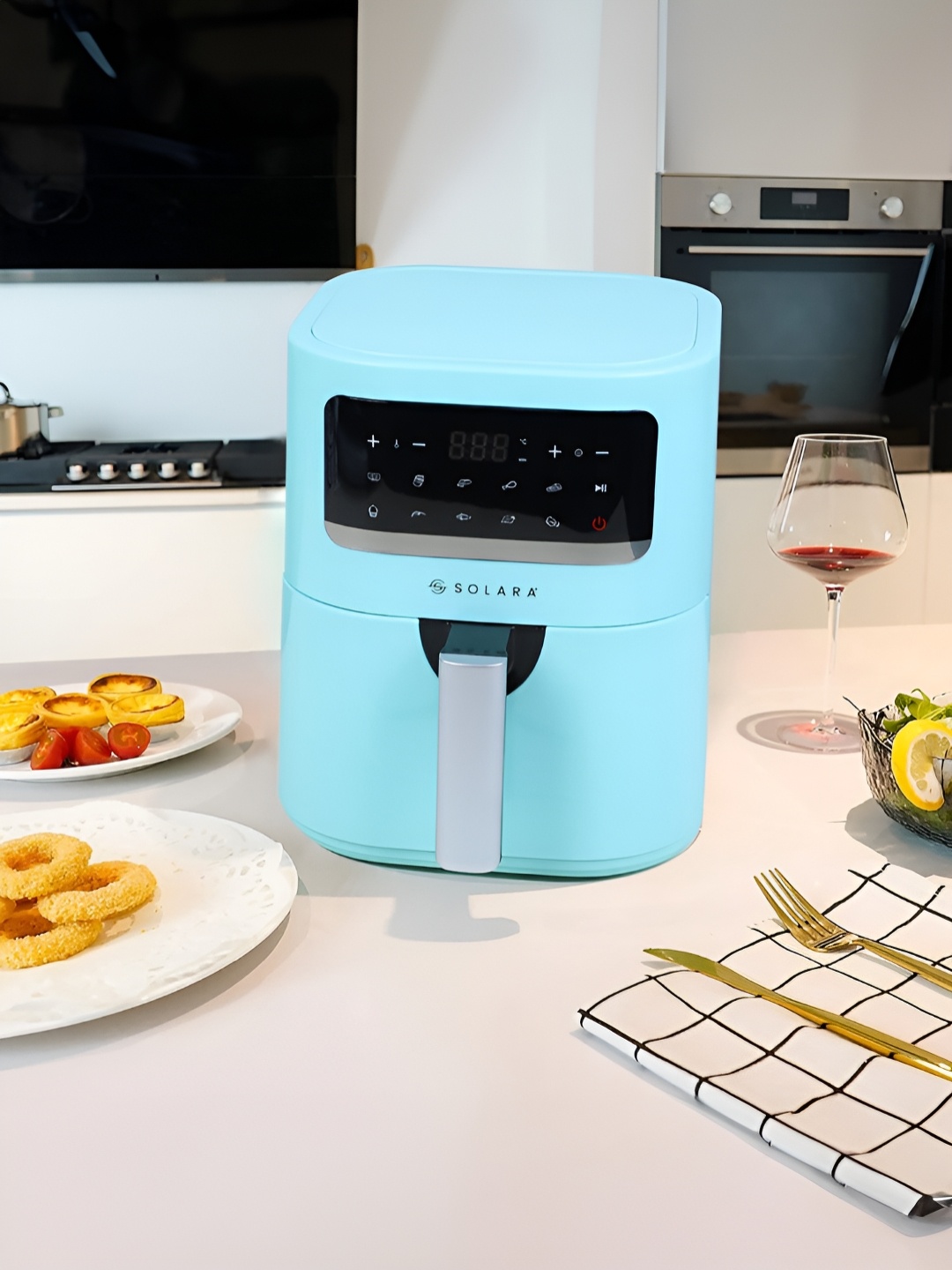 

Solara Blue Digital Air Fryer With 10 Pre Set Modes-4.5L