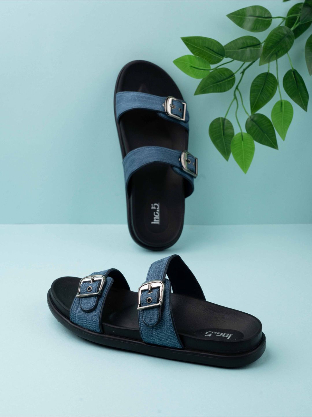 

Inc 5 Women Casual Open Toe Flats, Blue