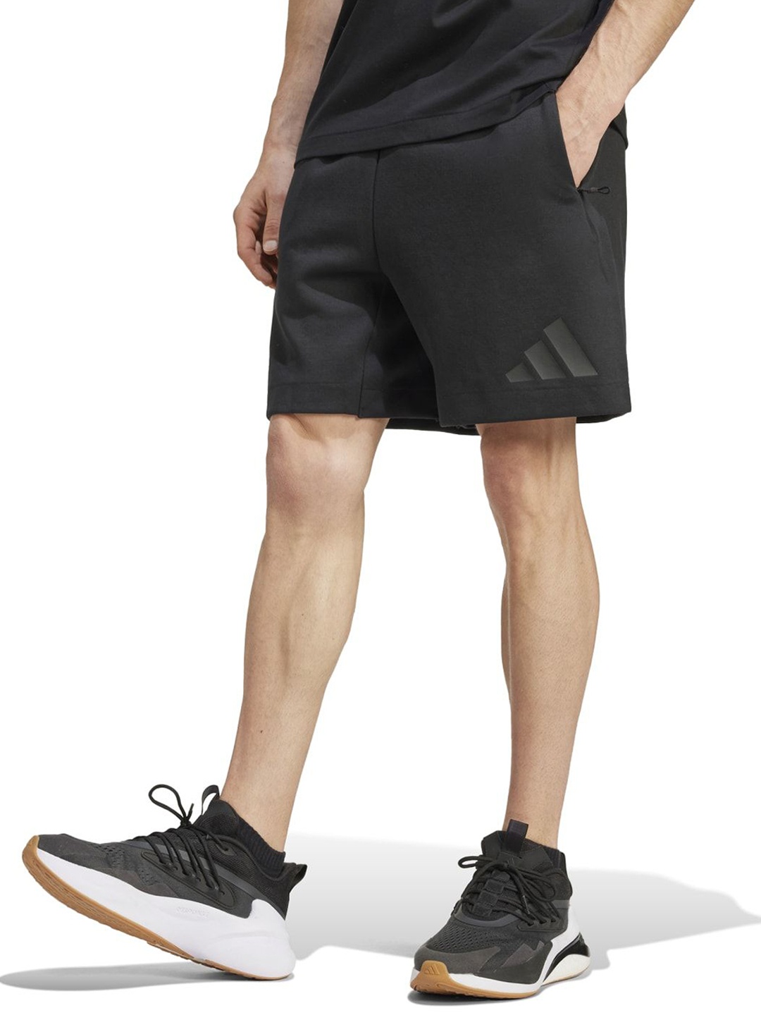 

ADIDAS M Z.N.E. SHO Regular Fit Mid-Rise Sports Shorts, Black