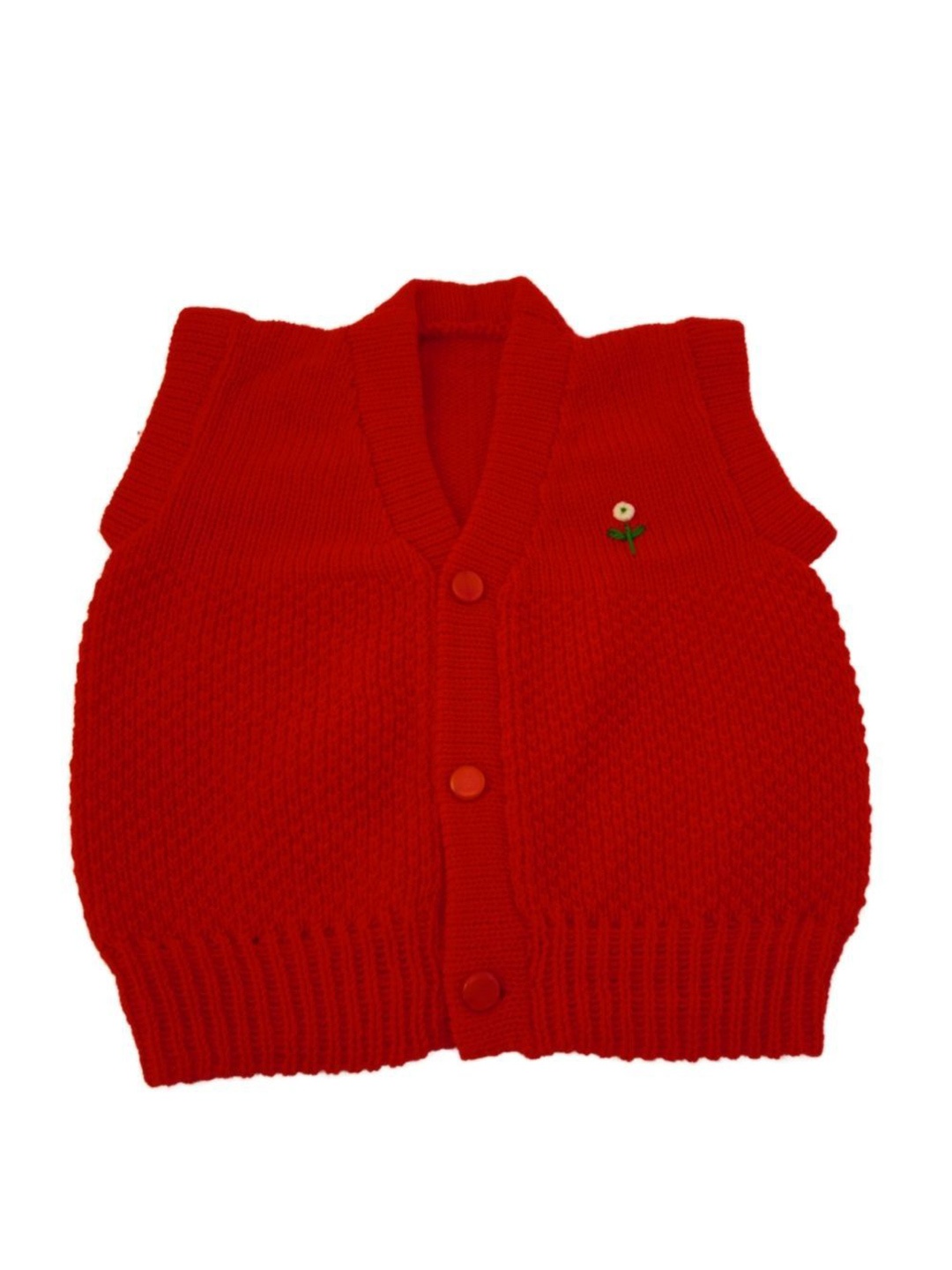 

CUBS & HUGS Kids Woollen Cardigan, Red