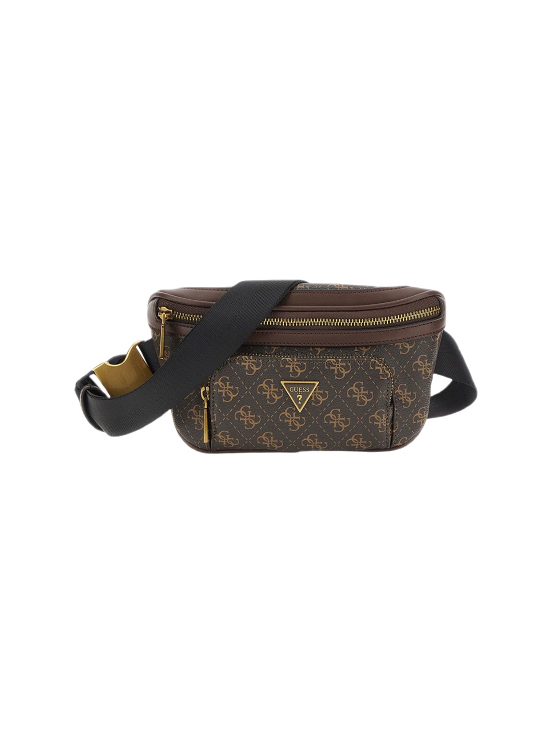 

GUESS Printed Soft-Case Waist Pouch, Brown