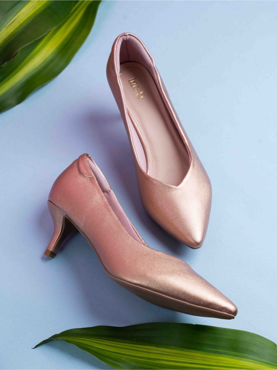 

Inc 5 Women Synthetic Loafers, Rose gold