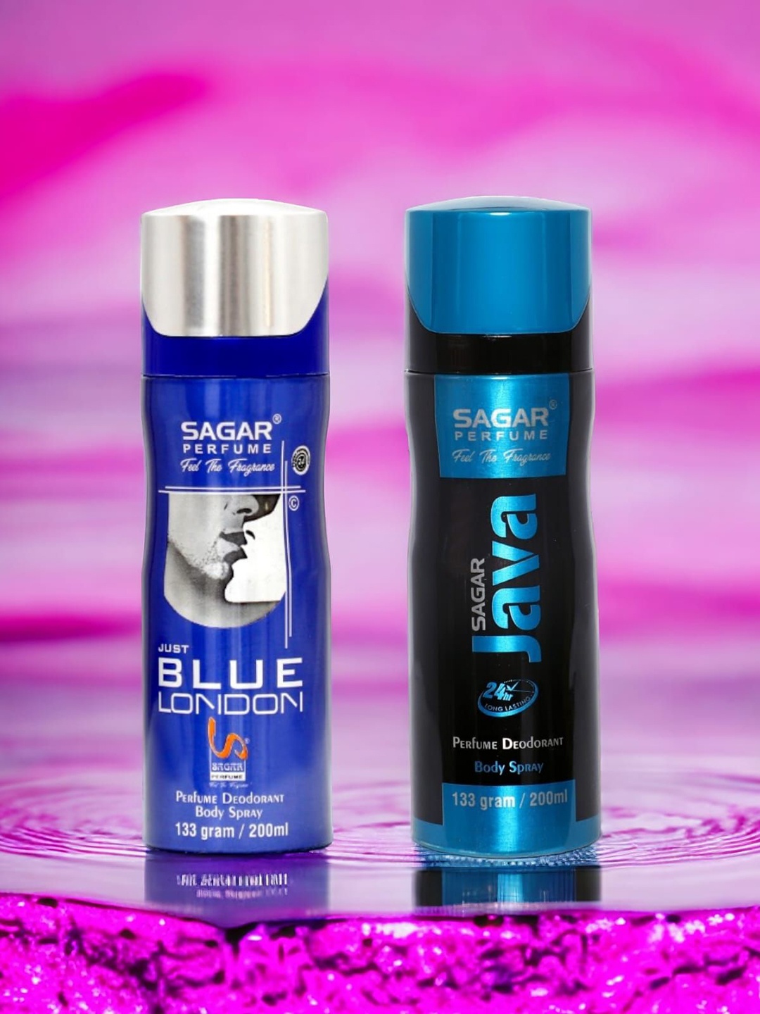 

SAGAR PERFUMERY Set of Java & Just Blue London Long Lasting Deodorant - 200 ml each