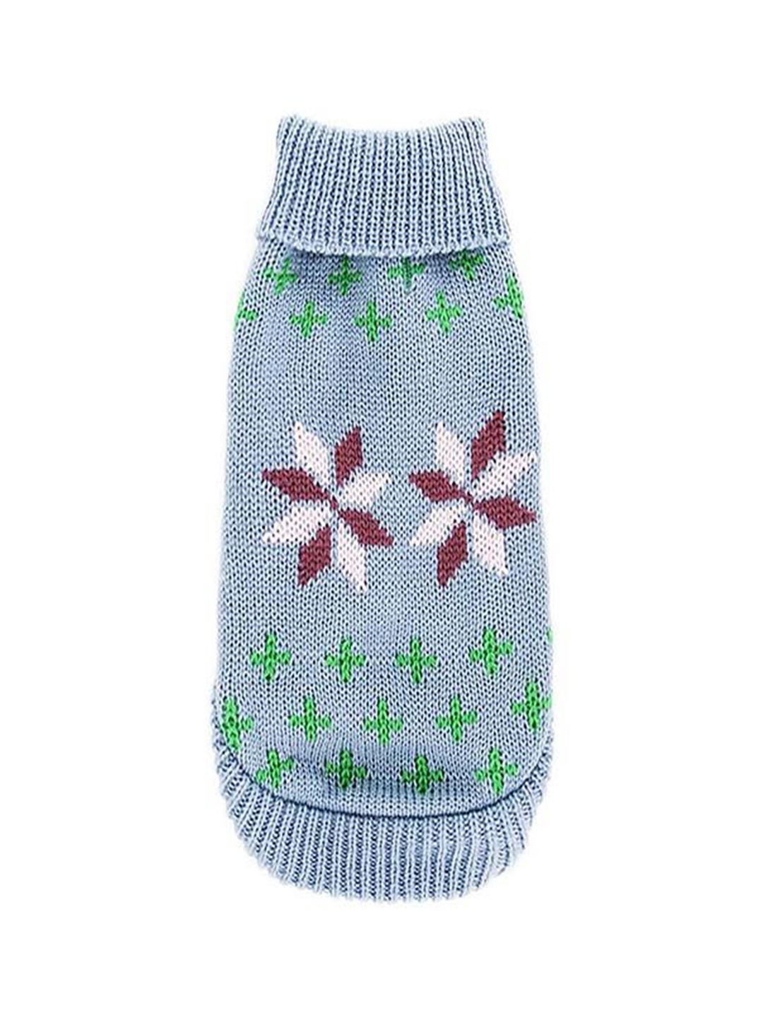 

Lulala Self Design Dog Sweater, Blue