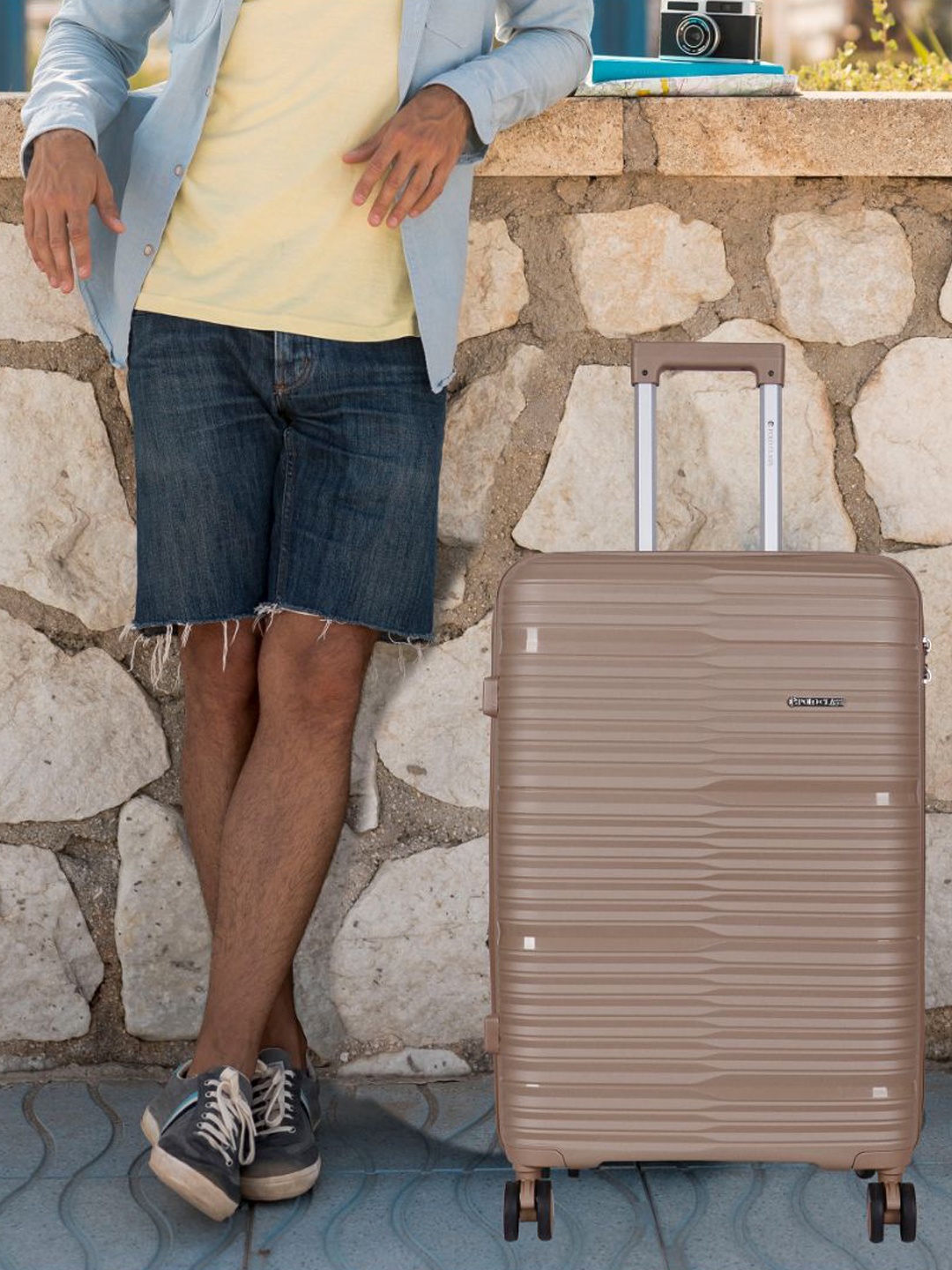 

Polo Class Hard Sided Trolley Bag With Vanity Bag, Beige
