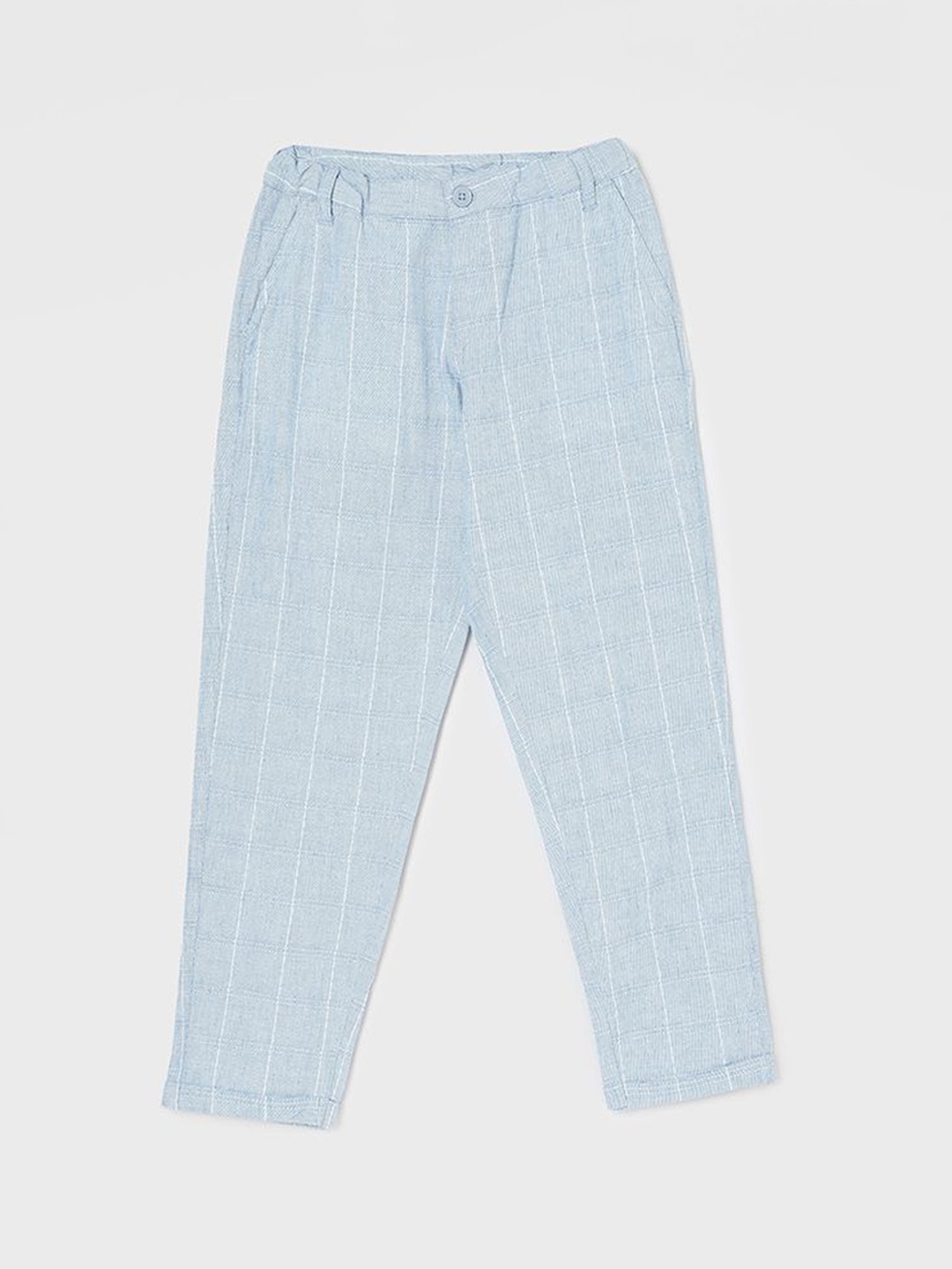 

Fame Forever by Lifestyle Boys Mid-Rise Regular Trousers, Blue