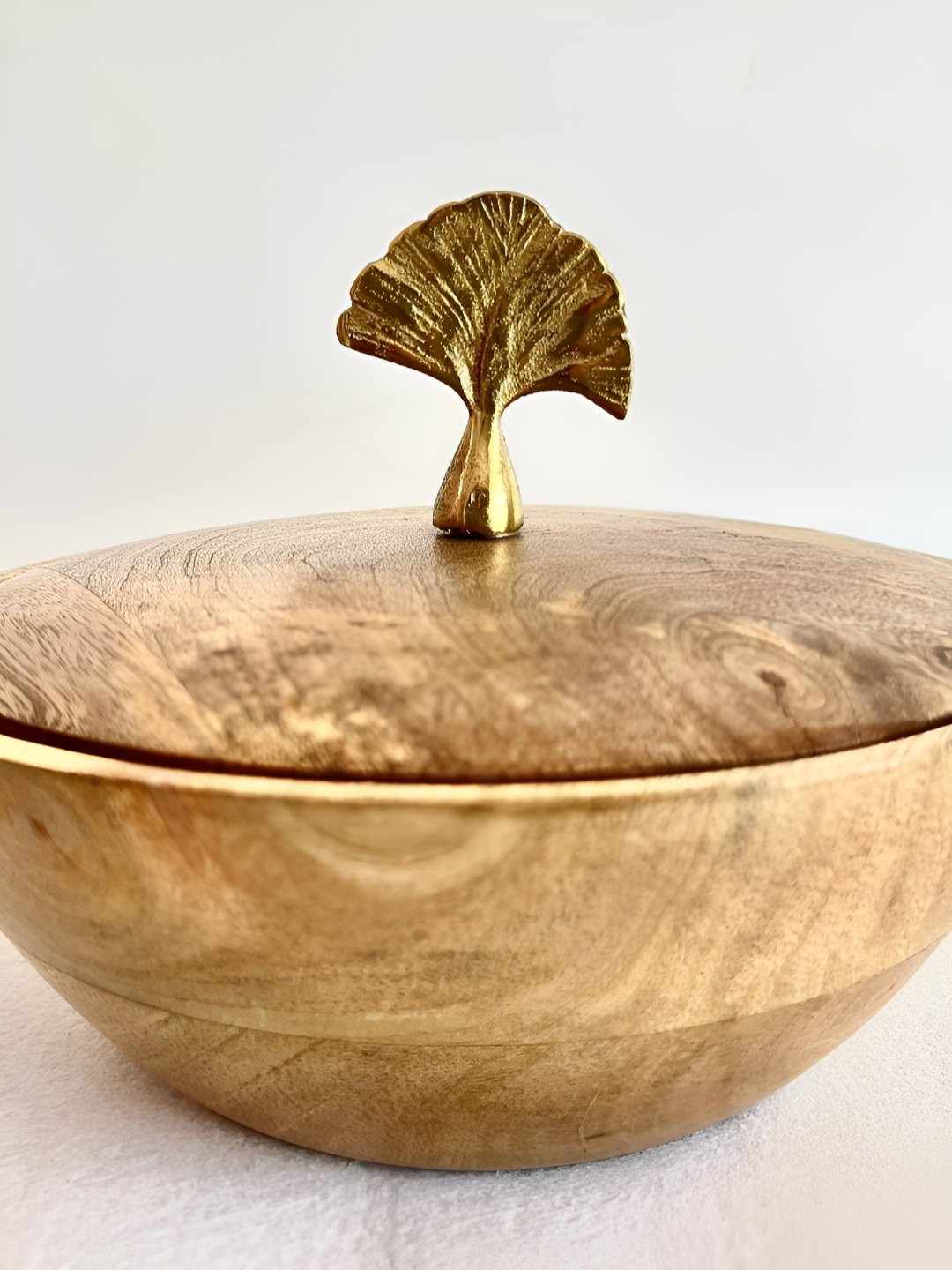 

Timaya's Decor Gold-Toned 2024 Wood Core Container