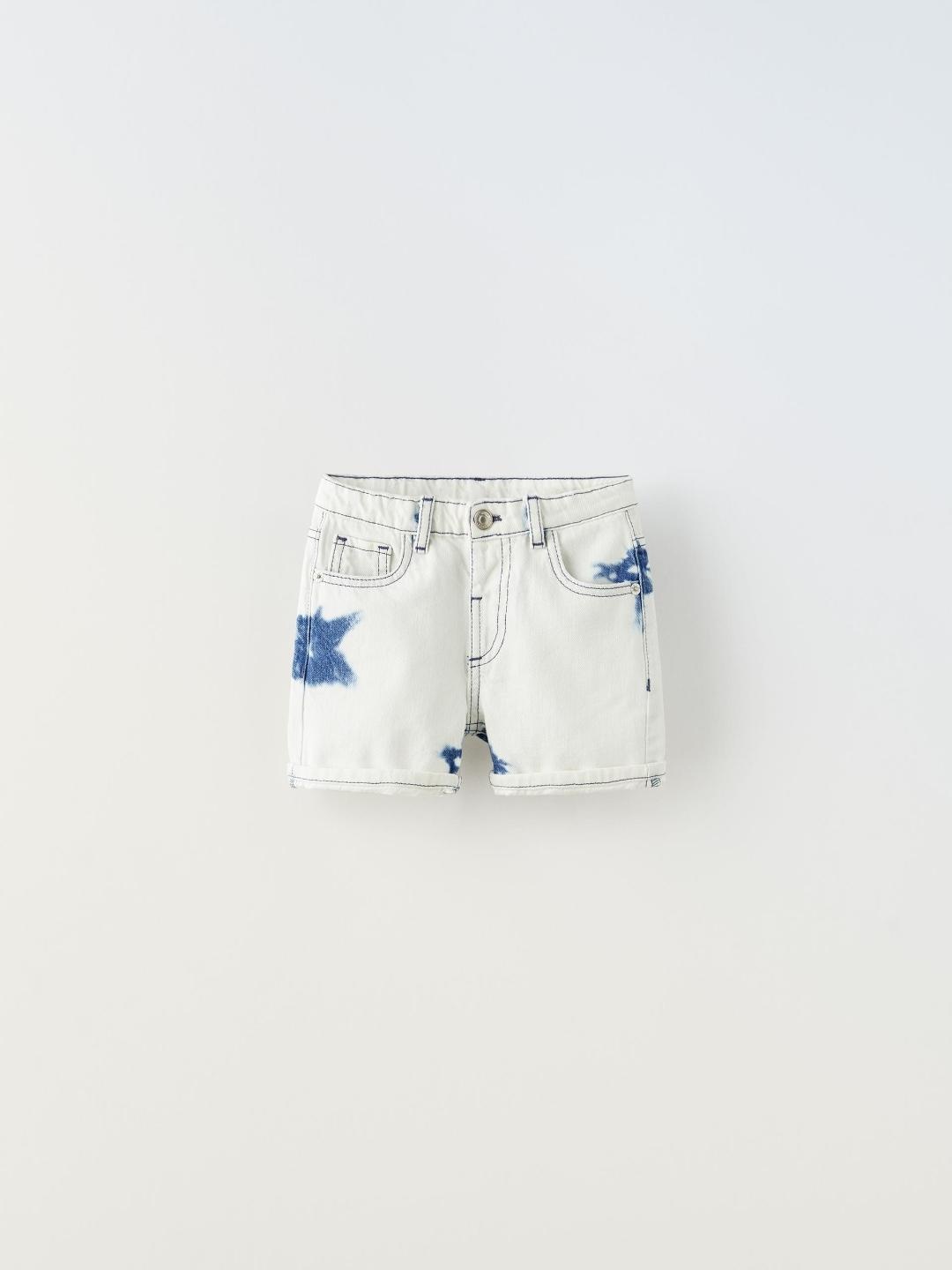 

ZARA Kids-Unisex Blue Shorts