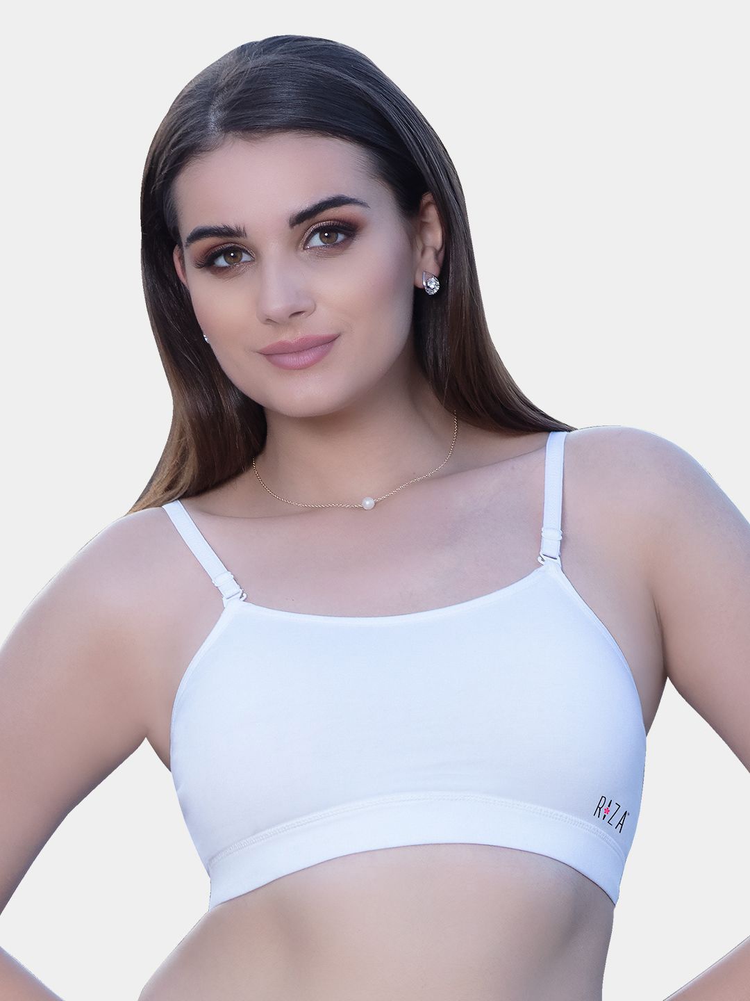 

Trylo TEEN-13 Cotton Non-Padded Non-Wired Beginners Bra, White