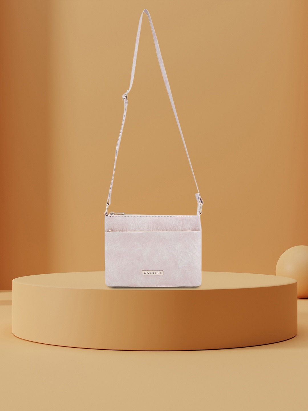 

Caprese Structured Shoulder Bag, Pink