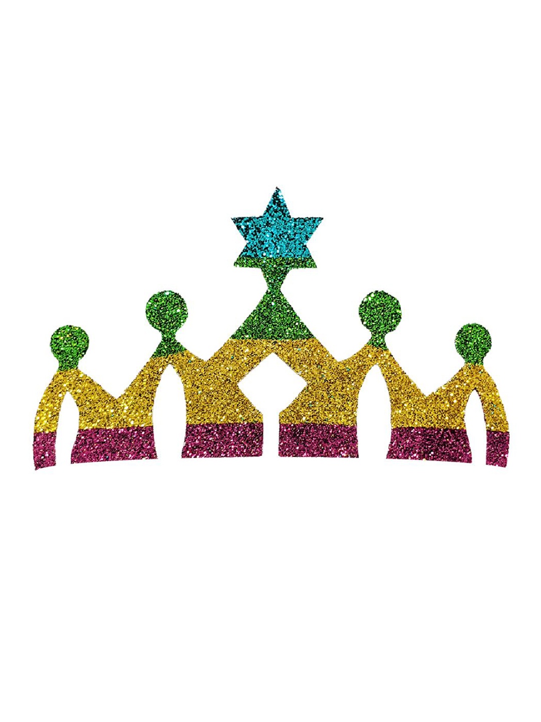 

Comet Busters Glitter Temporary Body Jewel Tattoo, Green