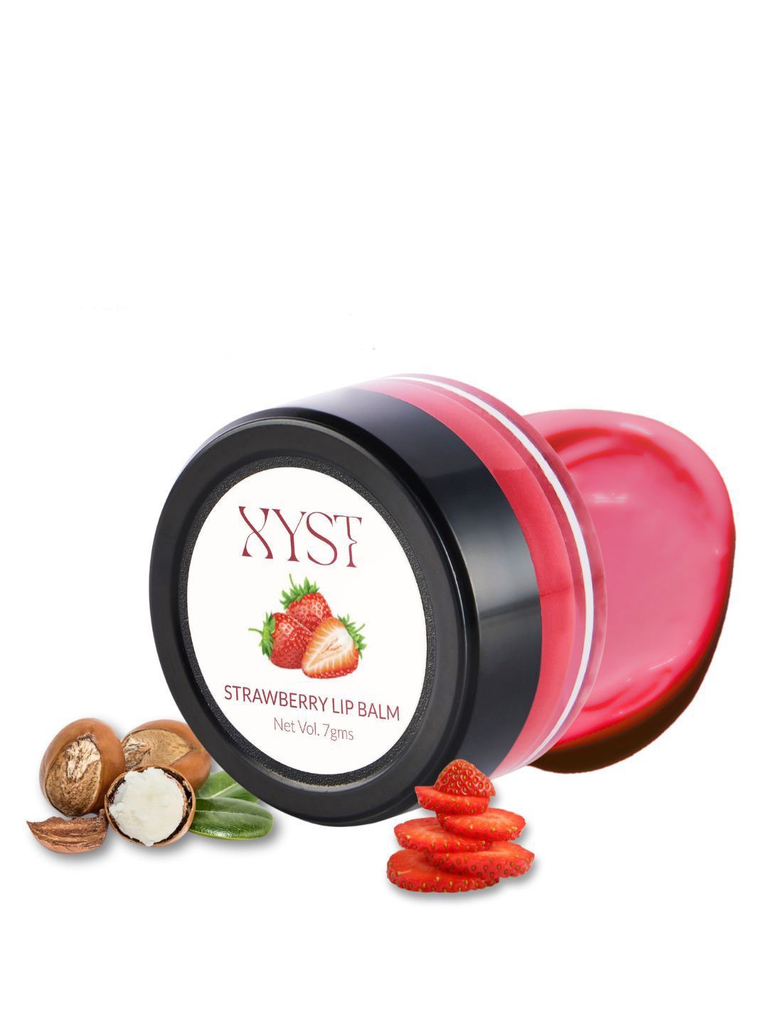 

Xyst Lightweight Strawberry Glossy Lip Balm & Vitamin E- 7 g- Red