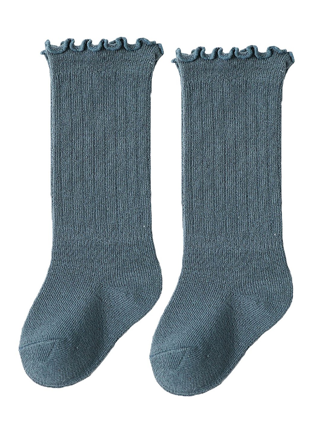 

SYGA Kids Cotton Above Knee Socks, Blue