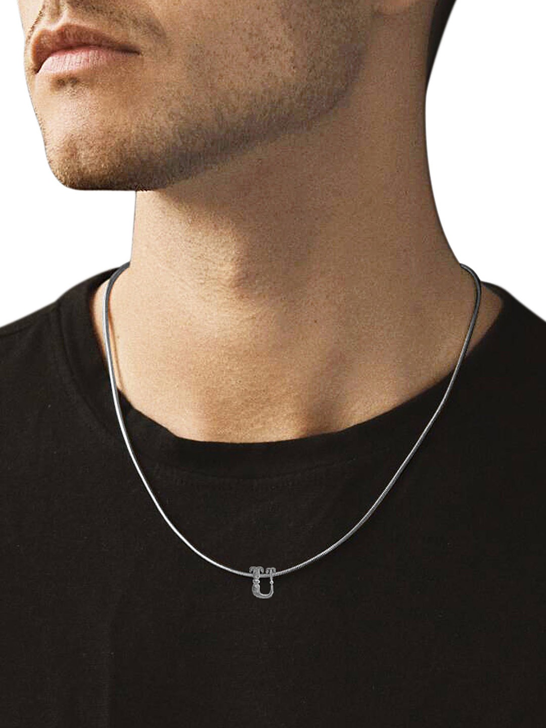 

Nipura 925 Sterling Silver Square Shaped Pendants, Black