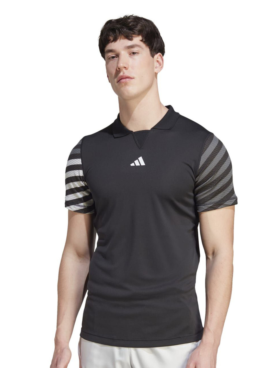

ADIDAS NY FLFT Polo T-Shirt, Black