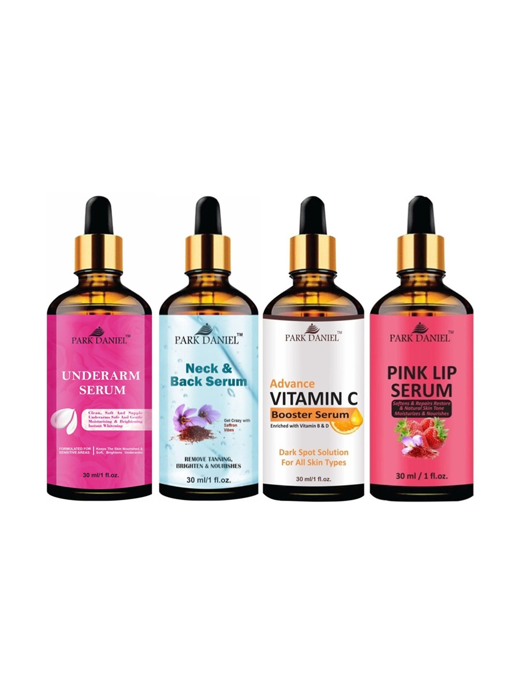 

Park Daniel Set Of 4 Serum Combo - 30ml Each, Multi