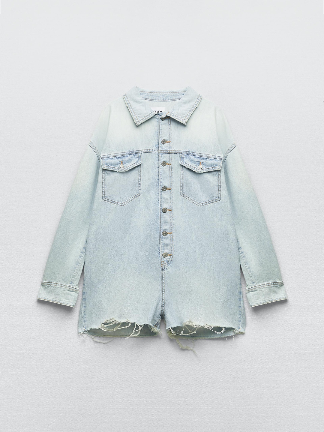 

ZARA Women Blue Shirts