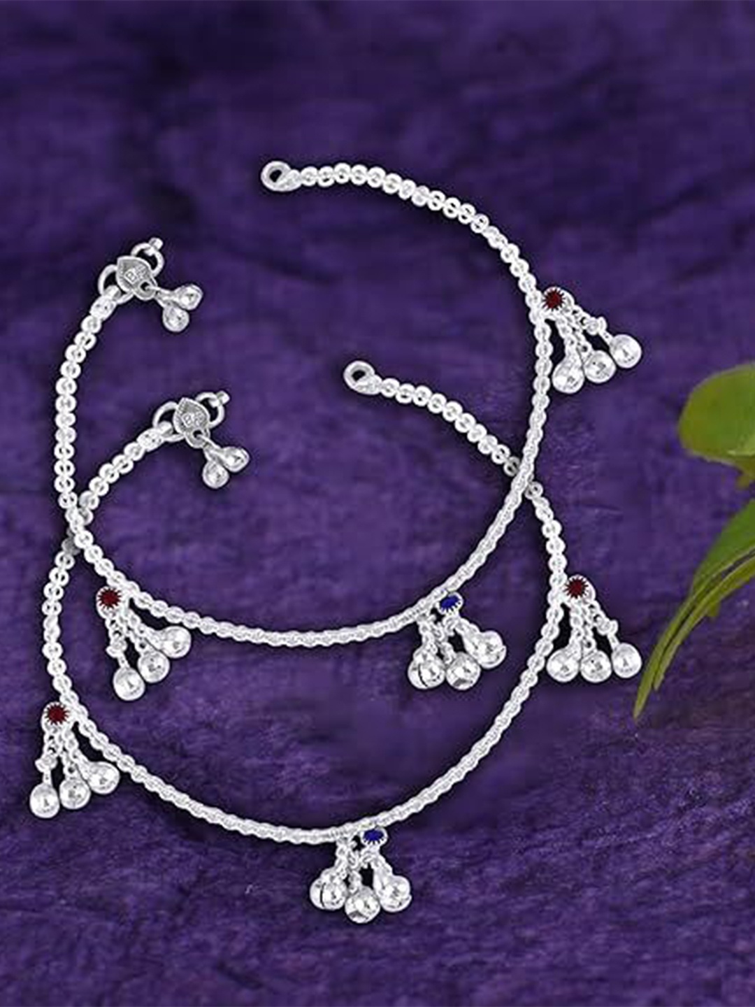 

Heer Collection Silver-Plated Anklet