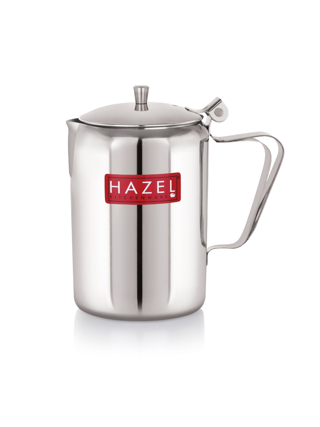 

HAZEL Stainless Steel Spill Proof Coffee Serving Pot With Handle & Lid 650 ml, Silver