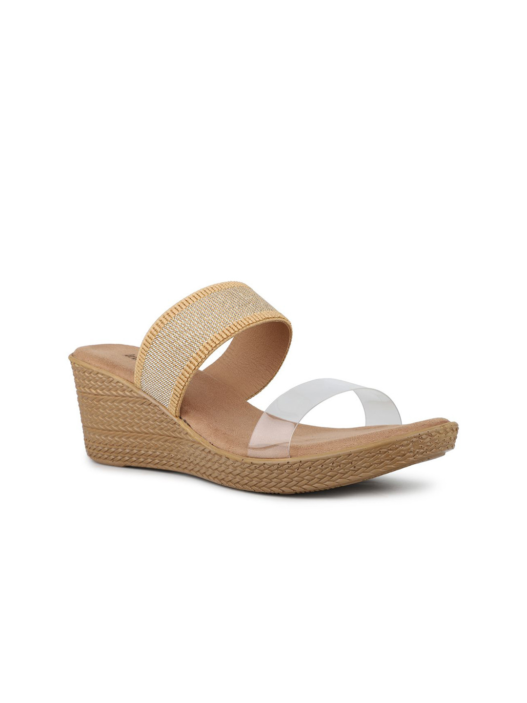 

Inc 5 Women Ethnic Wedge Mules, Transparent