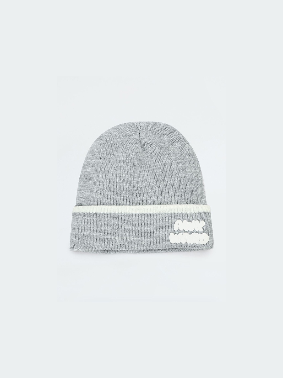 

max Boys Printed Winter Beanie, Grey