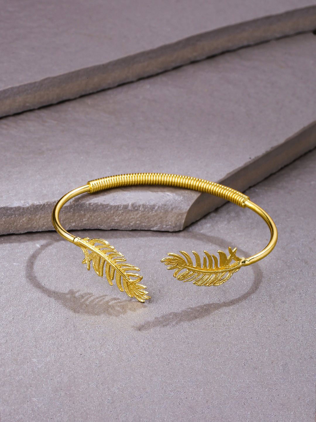 

NVR Gold-Plated Adjustable Kada Bracelet