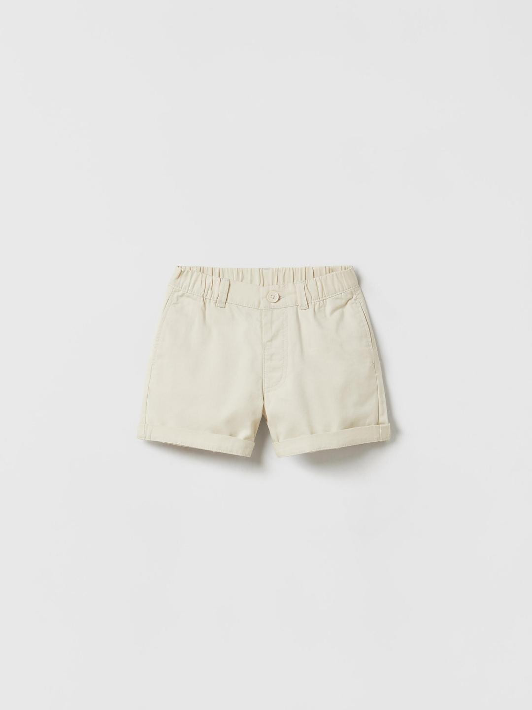 

ZARA Kids-Unisex Beige Shorts