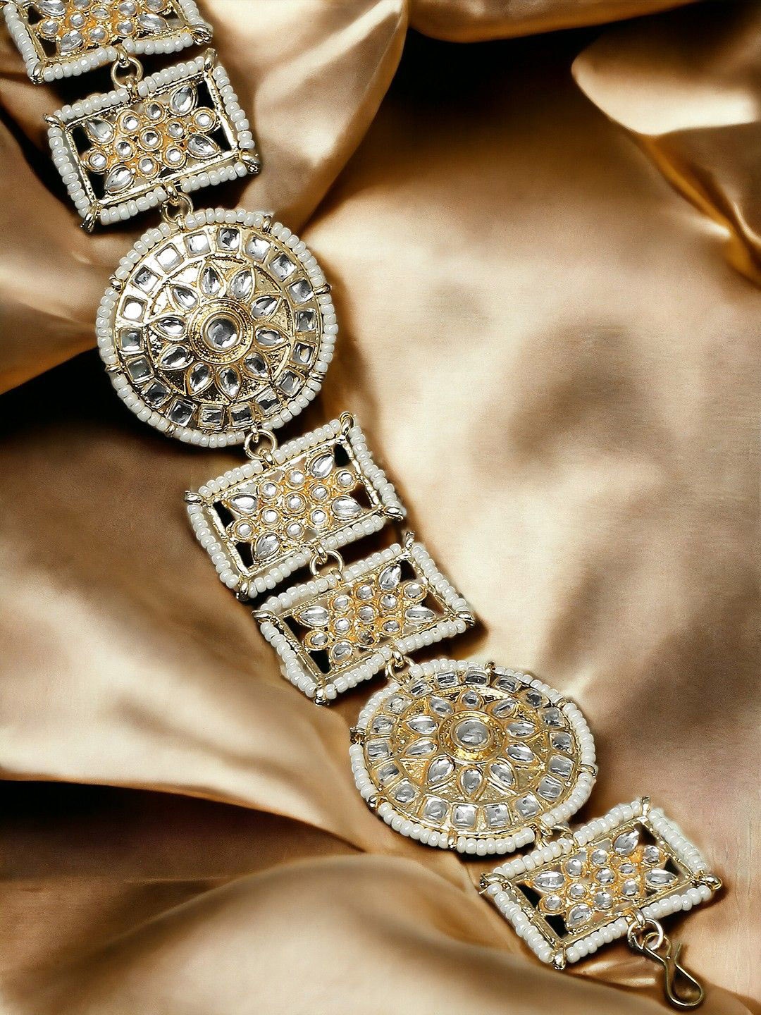 

Anouk Kundan Studded Head Chain, Gold