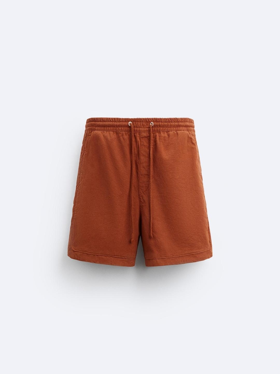 

ZARA Men Orange Shorts