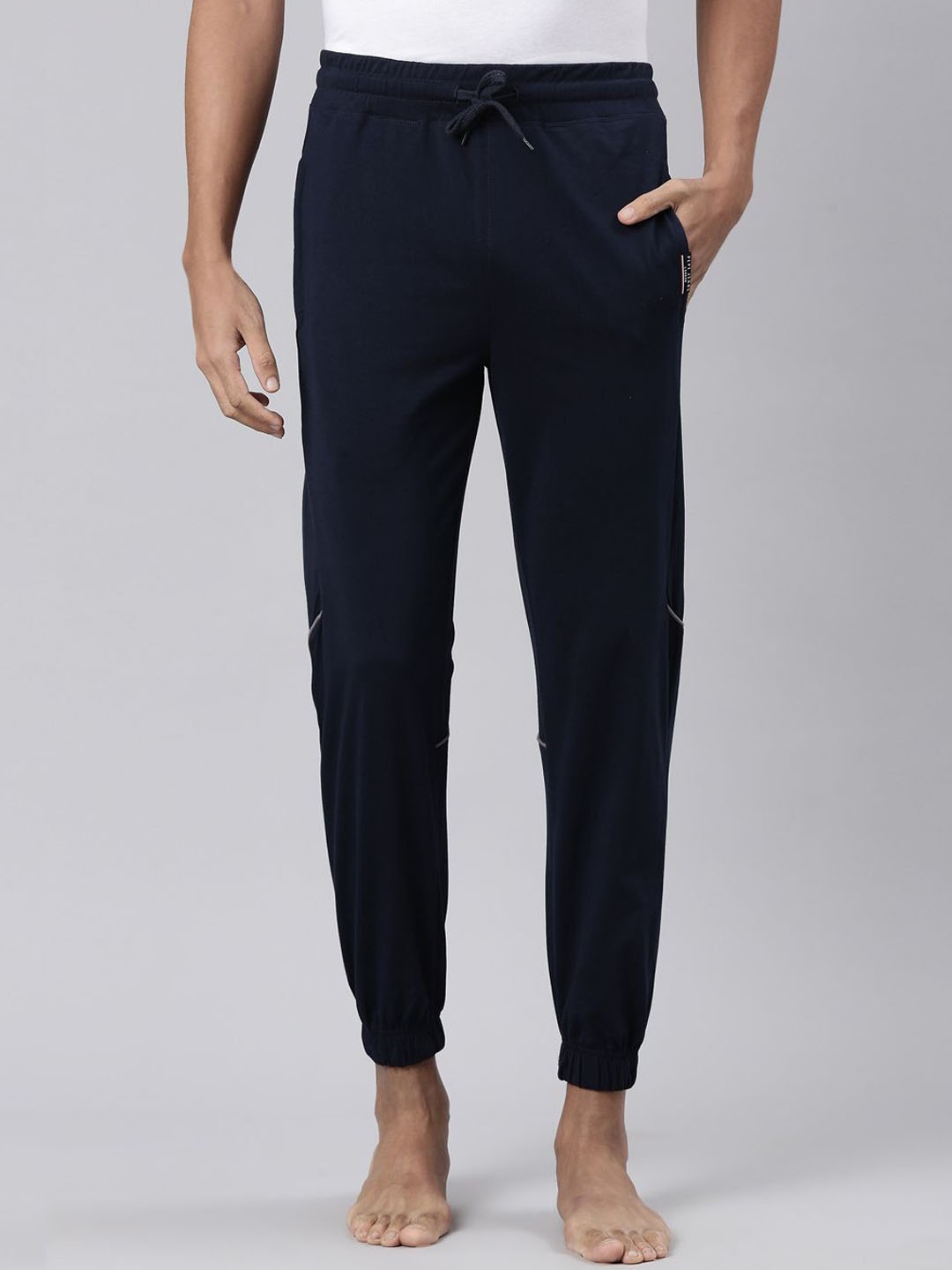 

Pepe Jeans Men Mid-Rise Lounge Pants, Navy blue