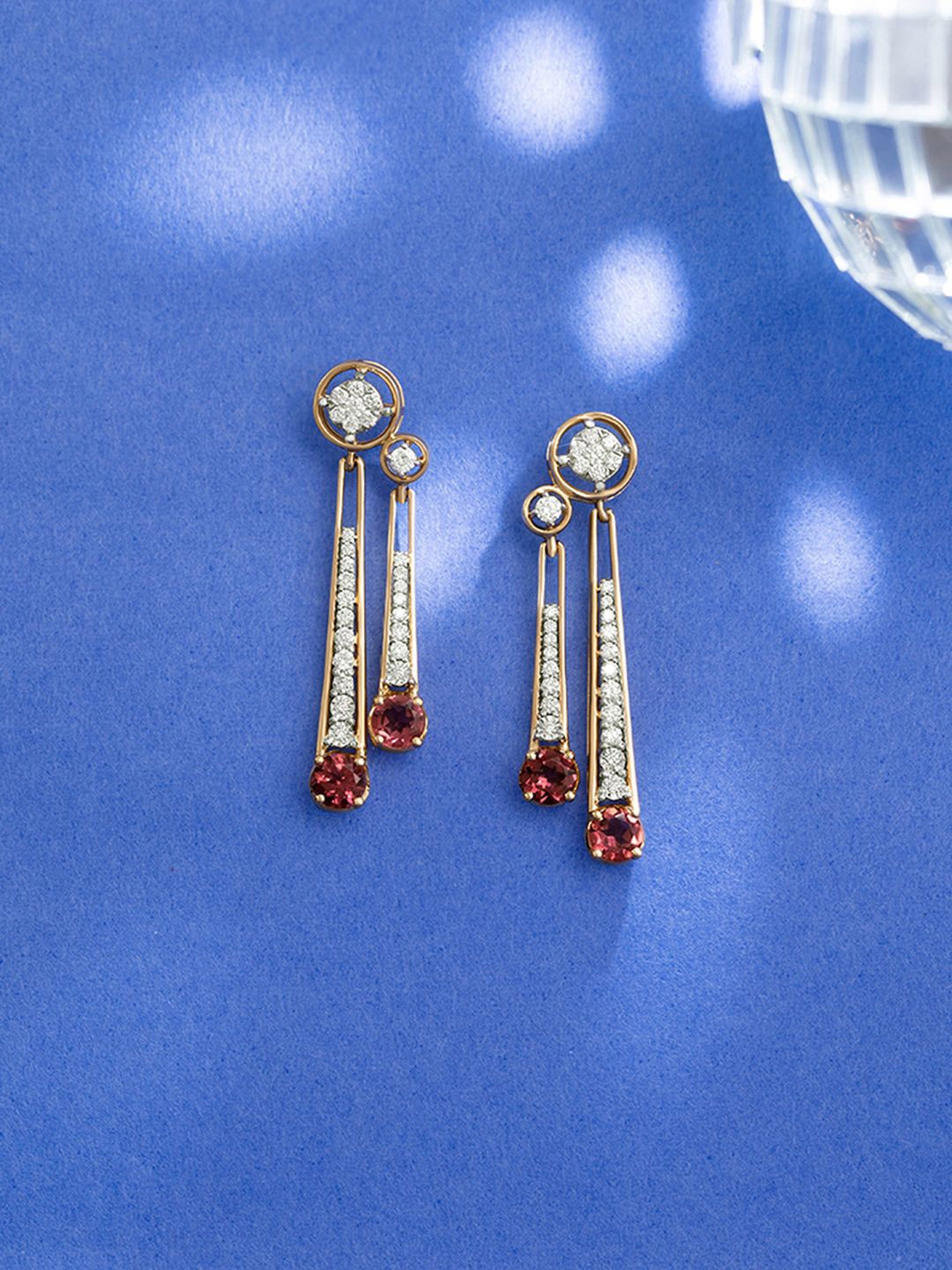 

Mia by Tanishq 14 KT Diamond Earrings-1.84gm, Gold