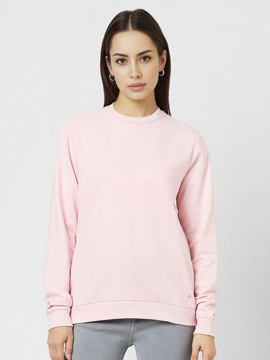 

Van Heusen Woman Women Round Neck Pullover Sweatshirt, Pink